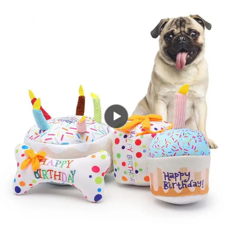 Plush Birthday Cake Soft Cupcake Pet Toy Play Interactive Chew Multicolor Dog Toy Sounding Pet Supplies Pet Products Pet Toys
Plush Birthday Cake Soft Cupcake Pet Toy Play Interactive Chew Multicolor Dog Toy Sounding Pet Supplies Pet Products Pet Toys