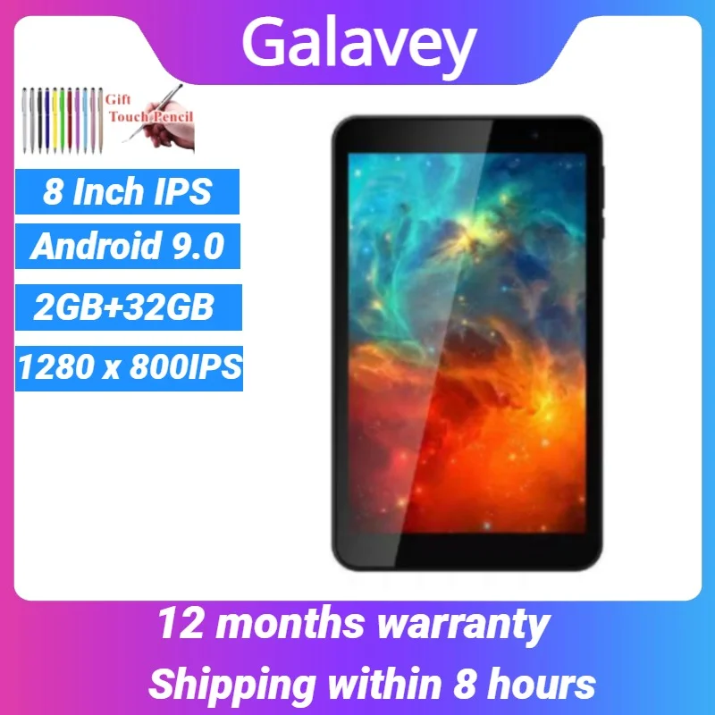 New 8Inch Dual Cameras 2GB+32GB Android 9.0 Y80 RK3326 Quad Core Tablet 1280 x 800 IPS Tablets PC 4000mAh
New 8Inch Dual Cameras 2GB+32GB Android 9.0 Y80 RK3326 Quad Core Tablet 1280 x 800 IPS Tablets PC 4000mAh