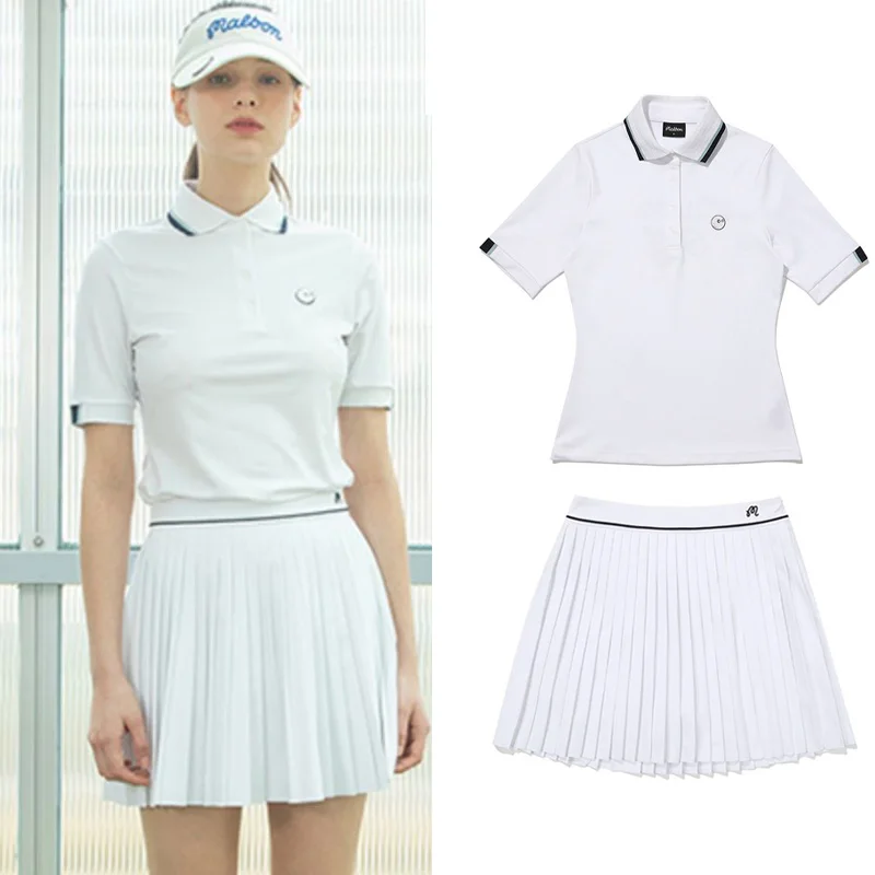 Mal GOLF Set Female Golf Summer Cute Slim Short Sleeve T-Shirt College Style Pleated Overskirt
Mal GOLF Set Female Golf Summer Cute Slim Short Sleeve T-Shirt College Style Pleated Overskirt