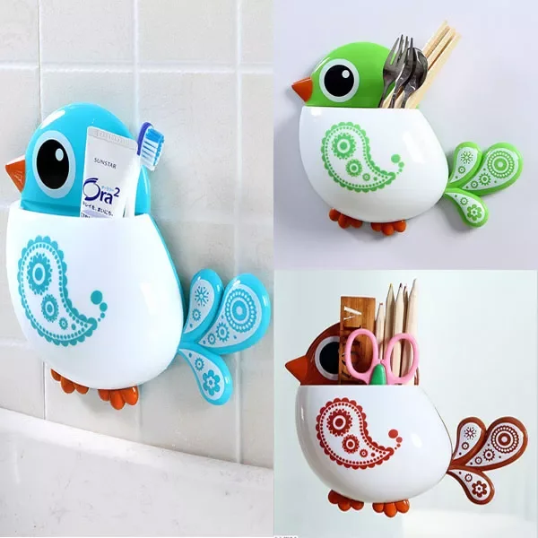 New in Piece Funny Popular Kid's Favourite Cartoon Bird Pattern Suction Cup Tooth Brush Holder Bathroom Accessories for Toot
New in Piece Funny Popular Kid's Favourite Cartoon Bird Pattern Suction Cup Tooth Brush Holder Bathroom Accessories for Toot