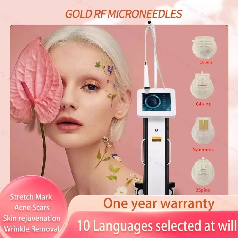 

Microneedling RF Machine Stretch Mark Removal Acne Treat Lifting Wrinkle Removal Micro Needle Skin Care Tools For Salon Home Use
