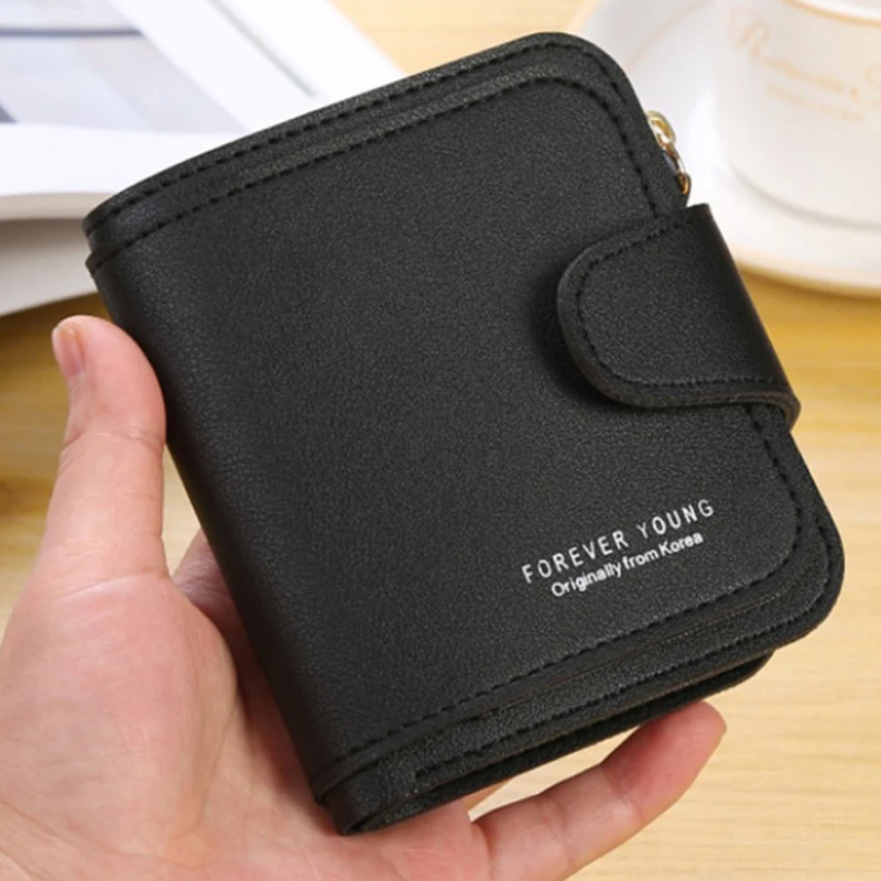 PU Leather Women Wallet Female Hasp Short Wallets Solid Color Coin Handbag For Women Fashion Multipurpose Purses Card Holder
PU Leather Women Wallet Female Hasp Short Wallets Solid Color Coin Handbag For Women Fashion Multipurpose Purses Card Holder