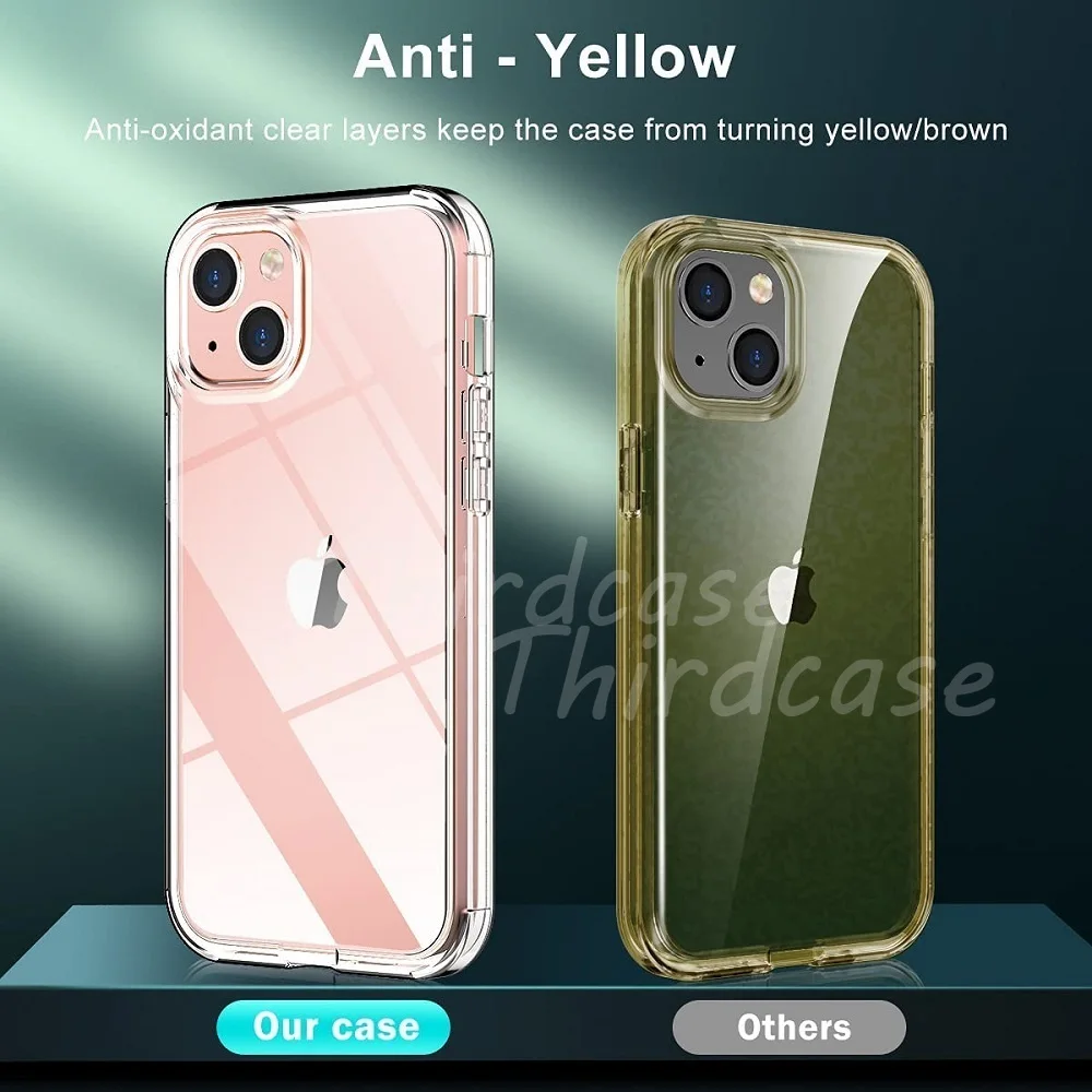 360 Full Body Shockproof Cover for iPhone 13 11 12 Pro XS Max 6S 7 8 Plus Double Layer Clear Case SE 2022 X XR Protector | Мобильные