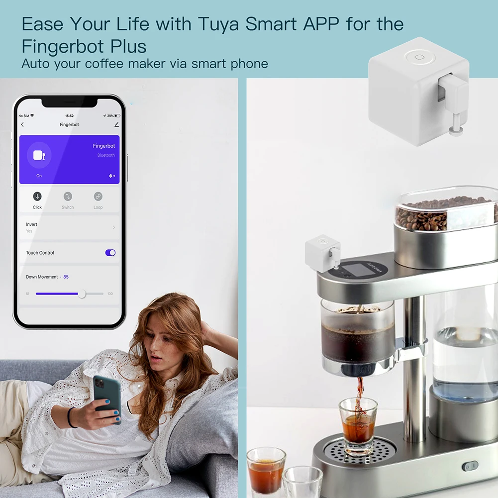 Умный переключатель Tuya с управлением через приложение Fingerbot, совместимый с Bluetooth 4,2, кнопка синхронизации, толкатель с голосовым управлением...
Умный переключатель Tuya с управлением через приложение Fingerbot, совместимый с Bluetooth 4,2, кнопка синхронизации, толкатель с голосовым управлением...
