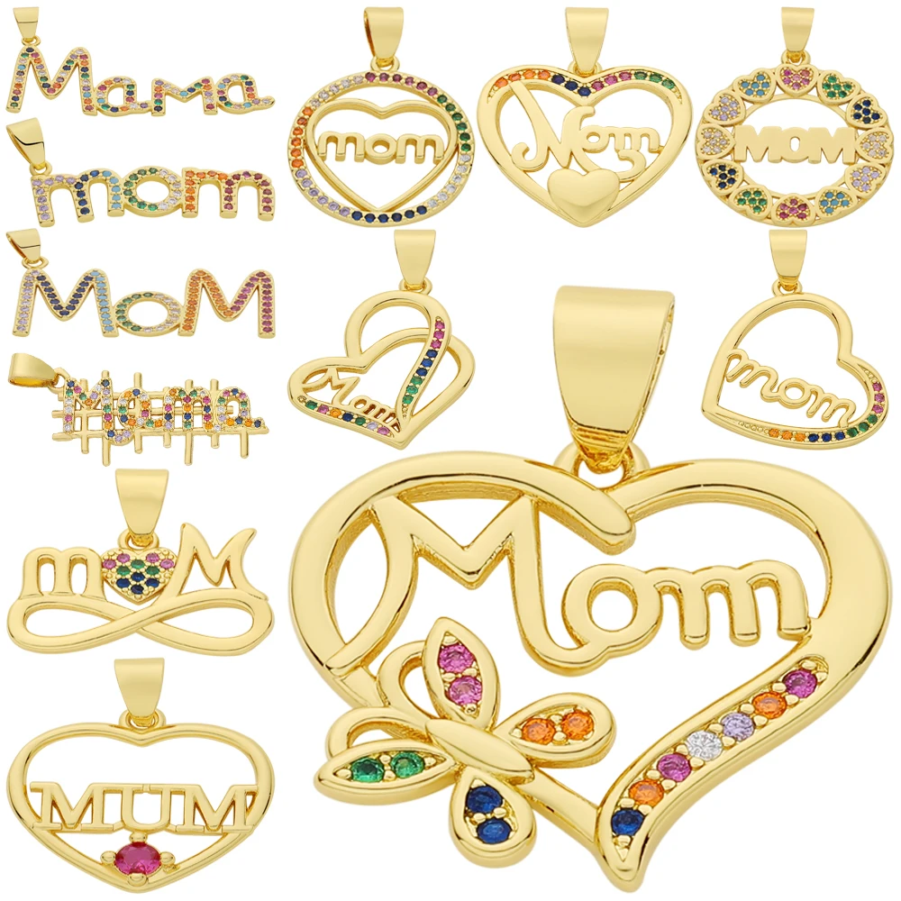 Mother's Day Gift Mama Charms for Jewelry Making Zirconia Heart Mom Charms Metal Mama Pendants for Making Necklace Bracelet
Mother's Day Gift Mama Charms for Jewelry Making Zirconia Heart Mom Charms Metal Mama Pendants for Making Necklace Bracelet