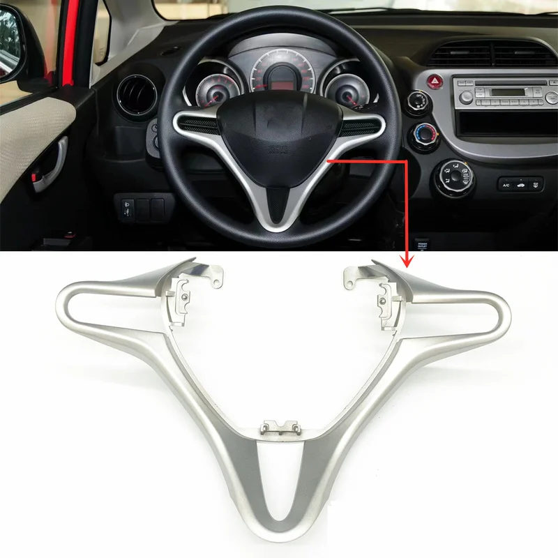 Steering Wheel Silver Decorative Strip Bright Decorative Trim for Honda Fit City 2009-2014
Steering Wheel Silver Decorative Strip Bright Decorative Trim for Honda Fit City 2009-2014