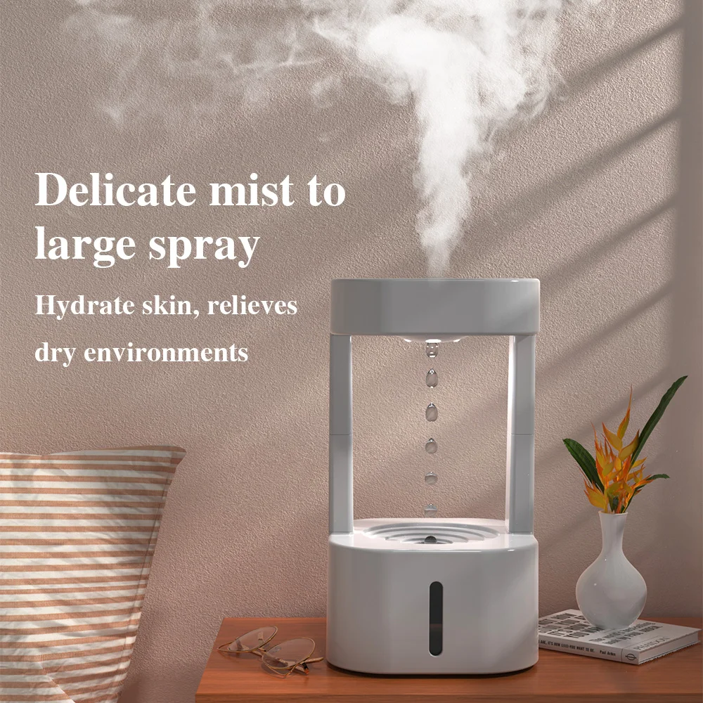 USB Anti Gravity Humidifer Water Drop Humidifier 3 Modes Levitating Water Drops Ultrasonic Cool Mist Maker with LED Lamp
USB Anti Gravity Humidifer Water Drop Humidifier 3 Modes Levitating Water Drops Ultrasonic Cool Mist Maker with LED Lamp