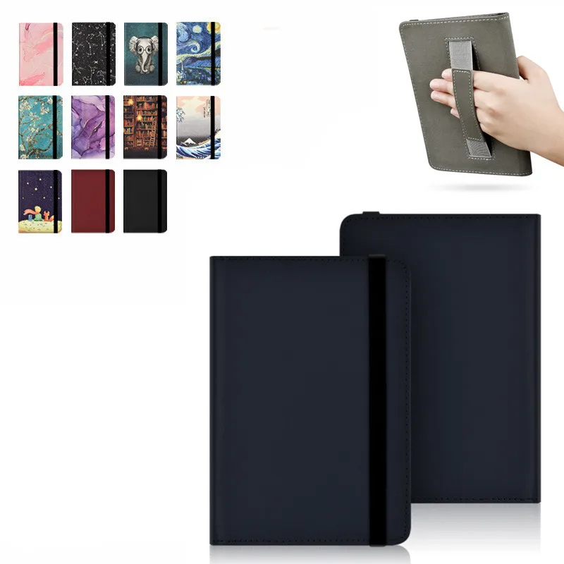 

6 Inch E-book Case with Hand Strap for Kindle Paperwhite 4 3 2 6'' Kindle 2022 11th 10th 9th 8th 7th 5th Universal Painted Cover
