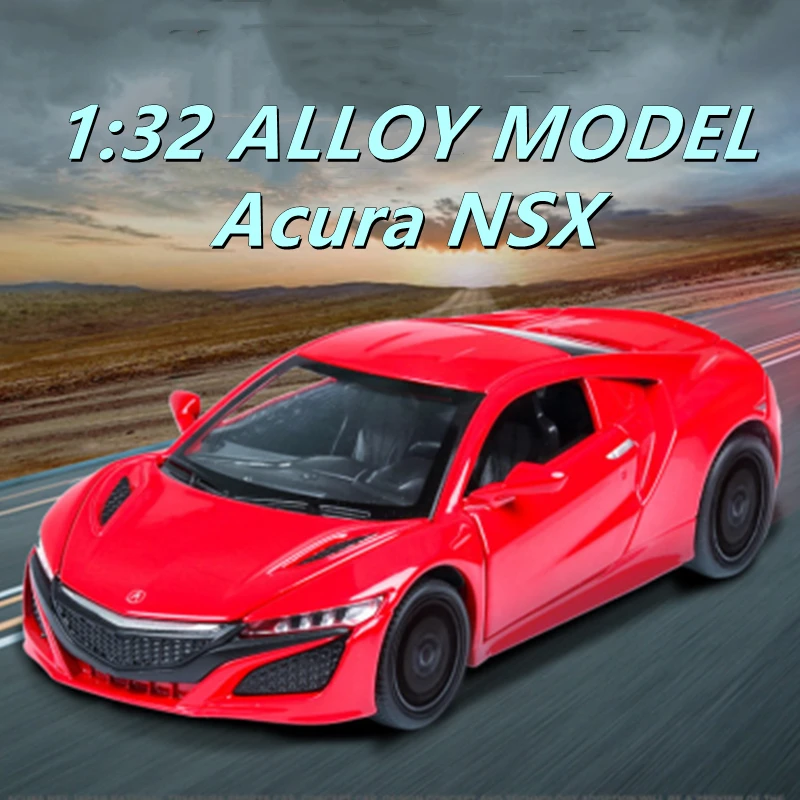 New 1:32 Acura NSX Alloy Sports Car Model Diecast & Toy Vehicles Metal Super Car Model Simulation Sound Light Childrens Toy Gift
New 1:32 Acura NSX Alloy Sports Car Model Diecast & Toy Vehicles Metal Super Car Model Simulation Sound Light Childrens Toy Gift