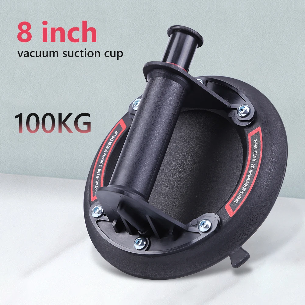 Suction Cup For Porcelain 100kg Bearing Capacity 8 Inch Heavy Suction Cup Vacuum Suction Cup for Granite Tile Glass Manual Lift
Suction Cup For Porcelain 100kg Bearing Capacity 8 Inch Heavy Suction Cup Vacuum Suction Cup for Granite Tile Glass Manual Lift