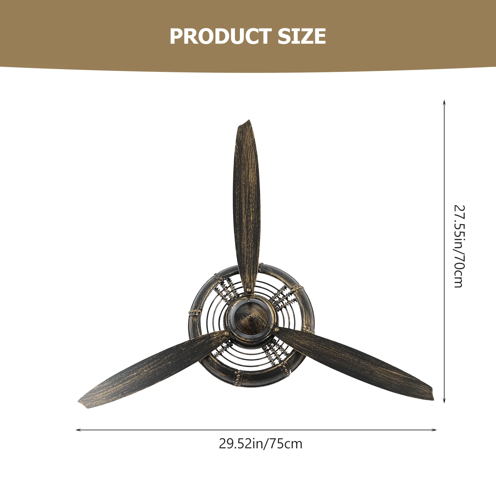 Propeller Wall-mounted Decoration Creative Hanging Coffee Shop Vintage Clock Out Door Decor Novel Pendant Home Office
Propeller Wall-mounted Decoration Creative Hanging Coffee Shop Vintage Clock Out Door Decor Novel Pendant Home Office