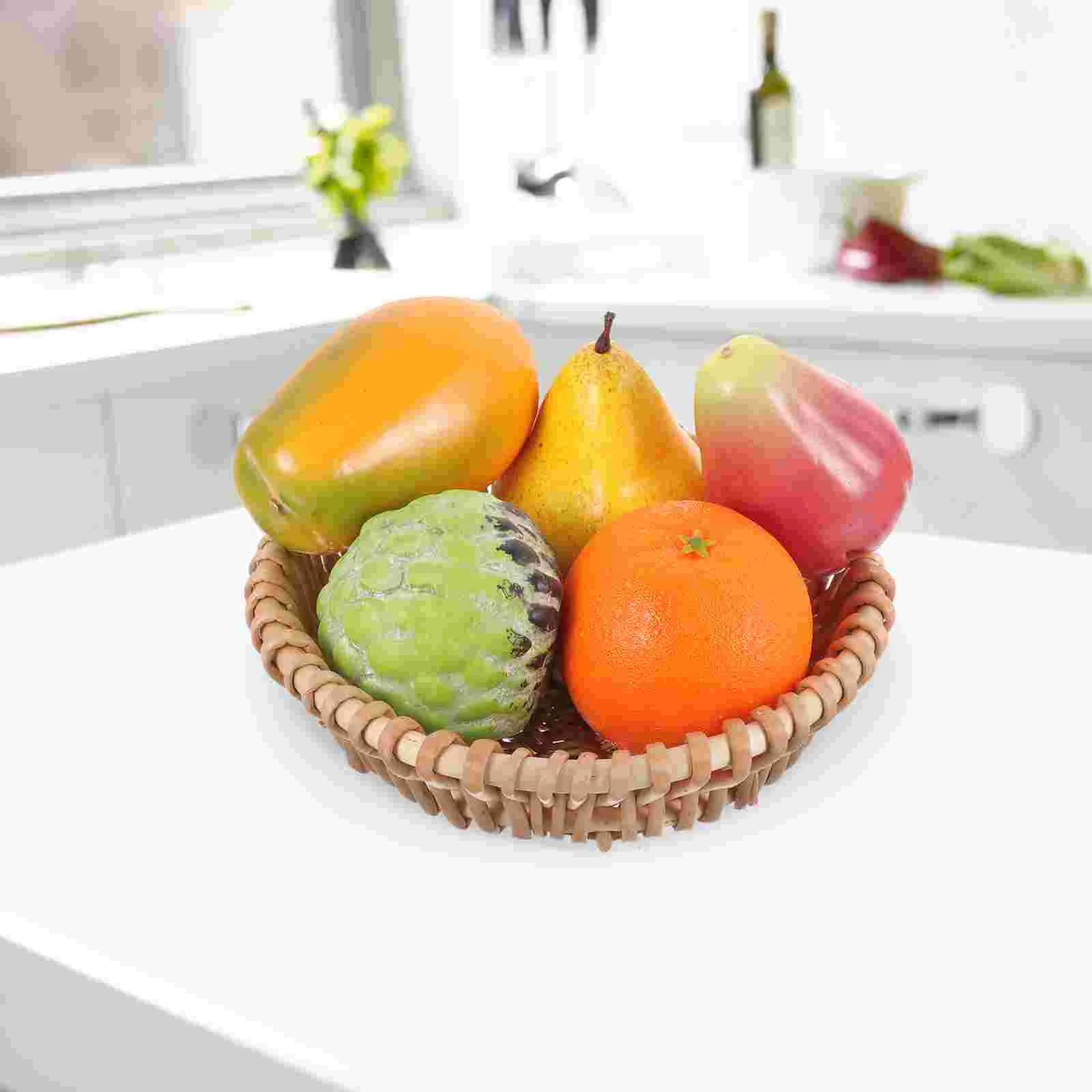 Wicker Basket Tray Kitchen Table Bread Container Woven Organizer Baskets Storage Holder
Wicker Basket Tray Kitchen Table Bread Container Woven Organizer Baskets Storage Holder