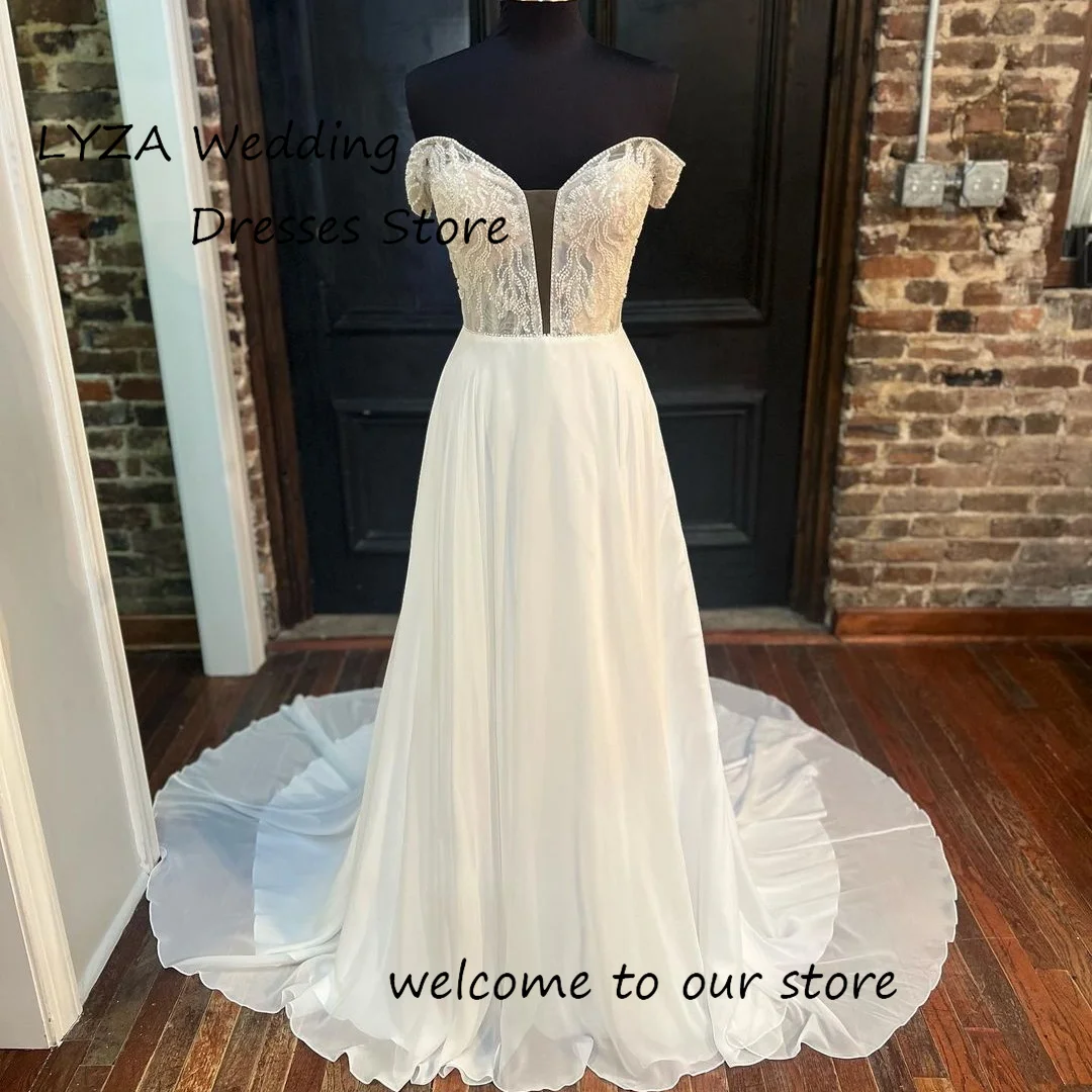 LYZA Strapless Sleeveless Sweetheart Long Wedding Dresses 2023 White Soft Satin Beaded Button A-Line Bespoke Occasion Dresses
LYZA Strapless Sleeveless Sweetheart Long Wedding Dresses 2023 White Soft Satin Beaded Button A-Line Bespoke Occasion Dresses
