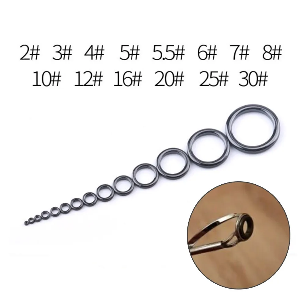 5pcs/Pack Fishing Rod Guide Ring Ceramic Wear Heat Conduction Repair Parts Fish Tackle Pesca Iscas Tools Fishing Pole Accessory
5pcs/Pack Fishing Rod Guide Ring Ceramic Wear Heat Conduction Repair Parts Fish Tackle Pesca Iscas Tools Fishing Pole Accessory