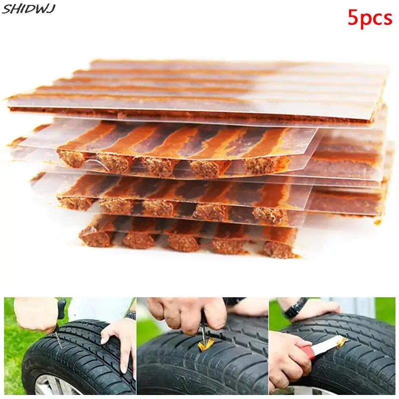 5pcs Tubeless Tire Repair Strips Stiring Glue for Tyre Puncture Emergency Car Motorcycle Bike Tyre Repairing Rubber Strips
5pcs Tubeless Tire Repair Strips Stiring Glue for Tyre Puncture Emergency Car Motorcycle Bike Tyre Repairing Rubber Strips