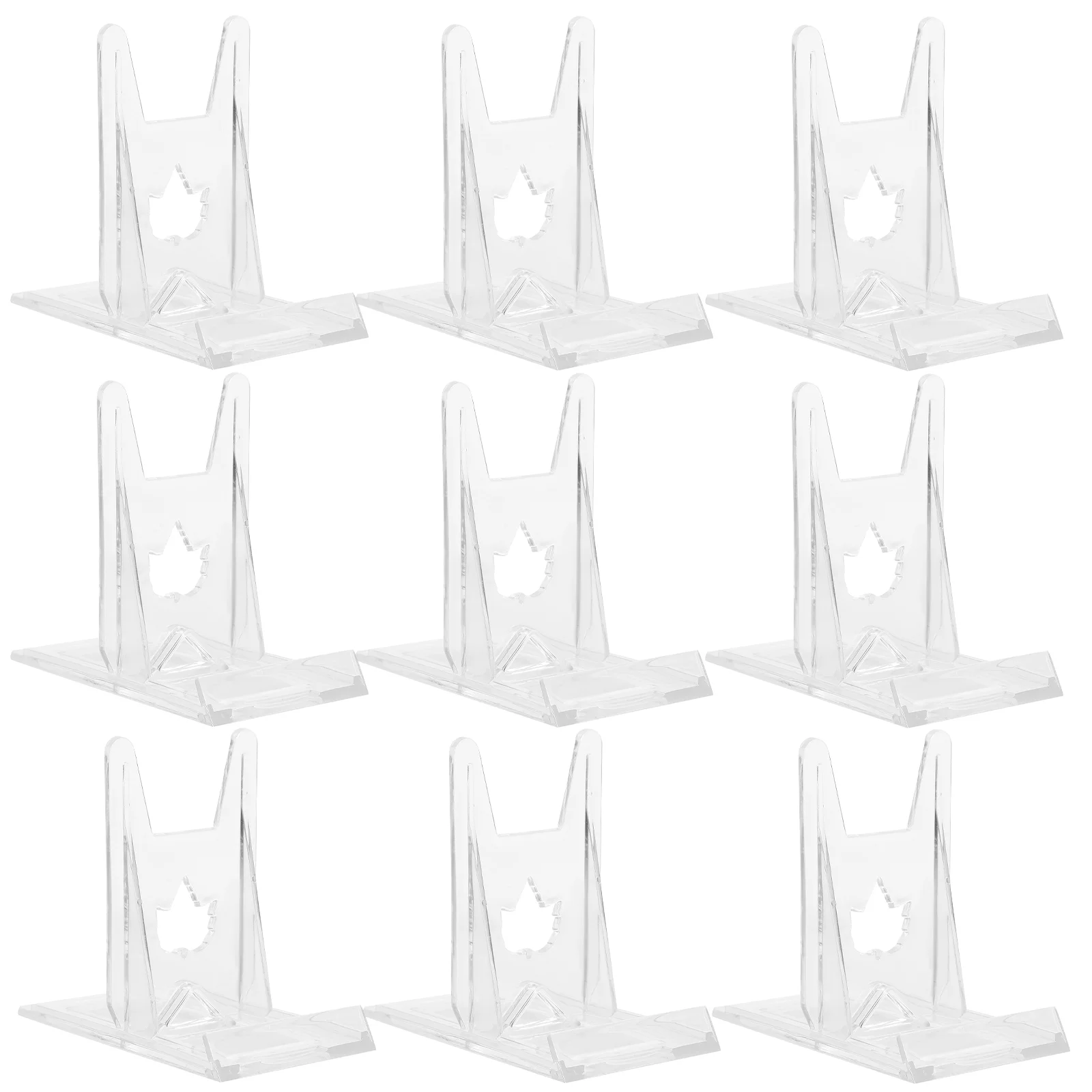 10 Pcs Acrylic Display Stand Phone Holders Your Car Trading Card Bracket Plate Stands 
10 Pcs Acrylic Display Stand Phone Holders Your Car Trading Card Bracket Plate Stands