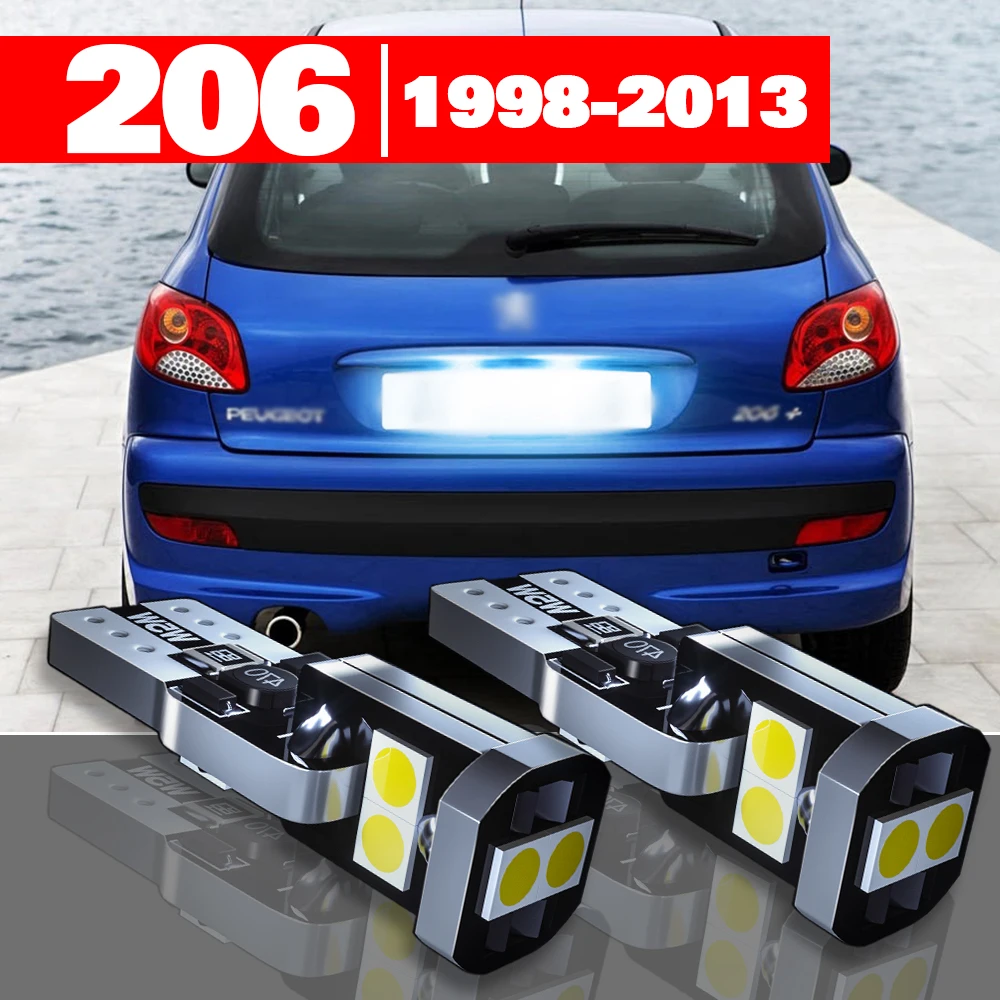 For Peugeot 206 1998-2013 Accessories 2pcs LED License Plate Light 2001 2002 2003 2004 2005 2006 2007 2008 2009 2010 2011 2012
For Peugeot 206 1998-2013 Accessories 2pcs LED License Plate Light 2001 2002 2003 2004 2005 2006 2007 2008 2009 2010 2011 2012