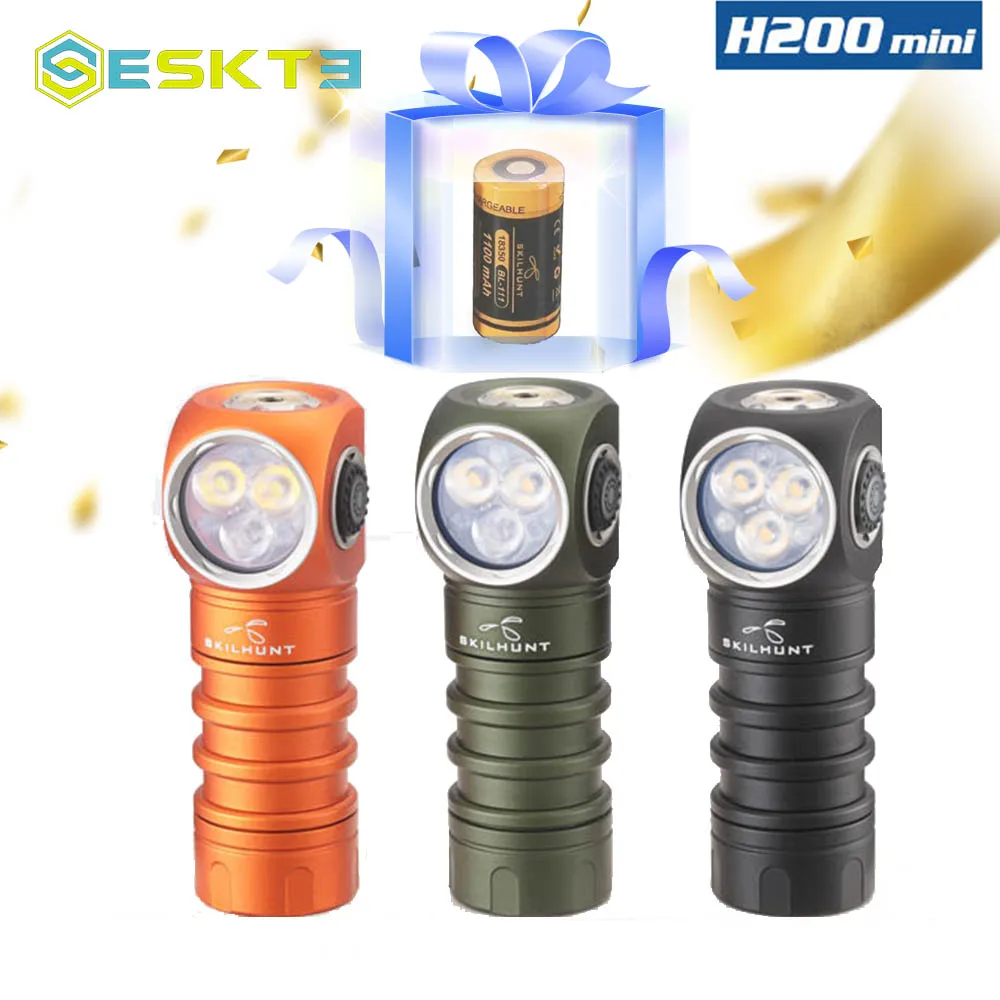 SKILHUNT ESKTE H200 Mini 18350 светодиодный фонарь
SKILHUNT ESKTE H200 Mini 18350 светодиодный фонарь