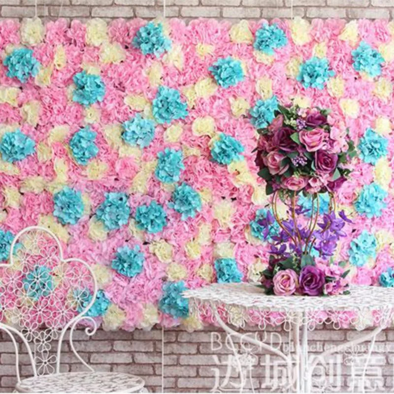 Wedding Flower Wall backdrop 50cm*50cm hot pink Artificial silk Wedding background flower decoration
Wedding Flower Wall backdrop 50cm*50cm hot pink Artificial silk Wedding background flower decoration