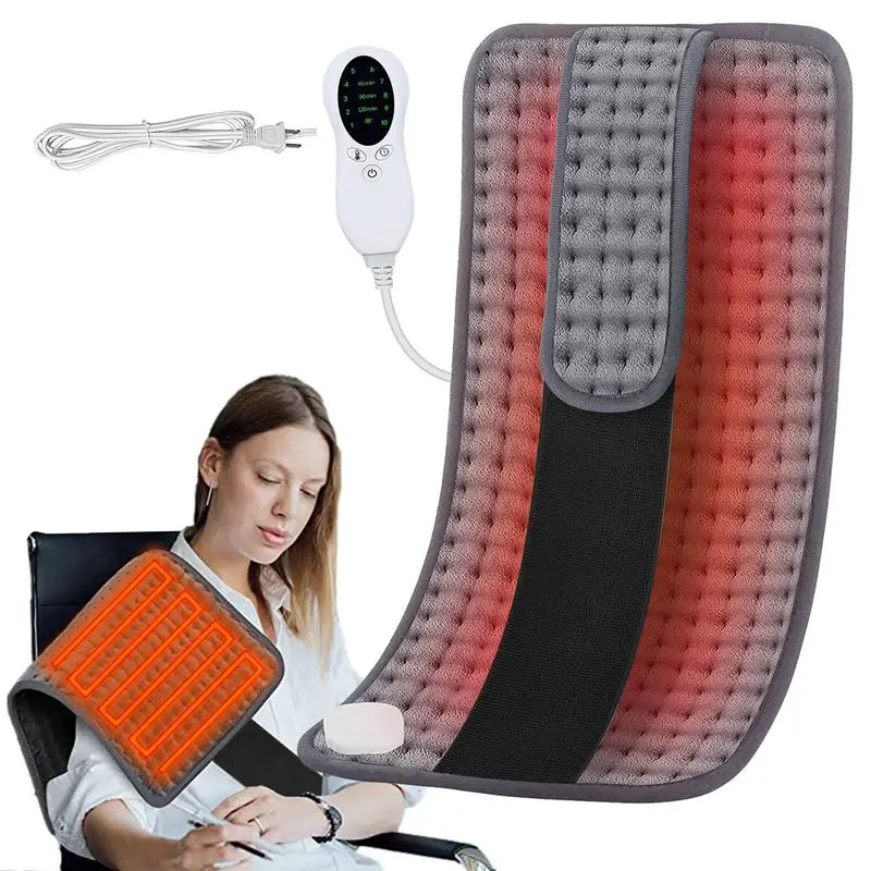 Electric Heating Pad Gray Large Heating Pad With Shoulder Strap Neck Heating Pad 2 Hours Automatic Shutdown Function 10 Heating
Electric Heating Pad Gray Large Heating Pad With Shoulder Strap Neck Heating Pad 2 Hours Automatic Shutdown Function 10 Heating