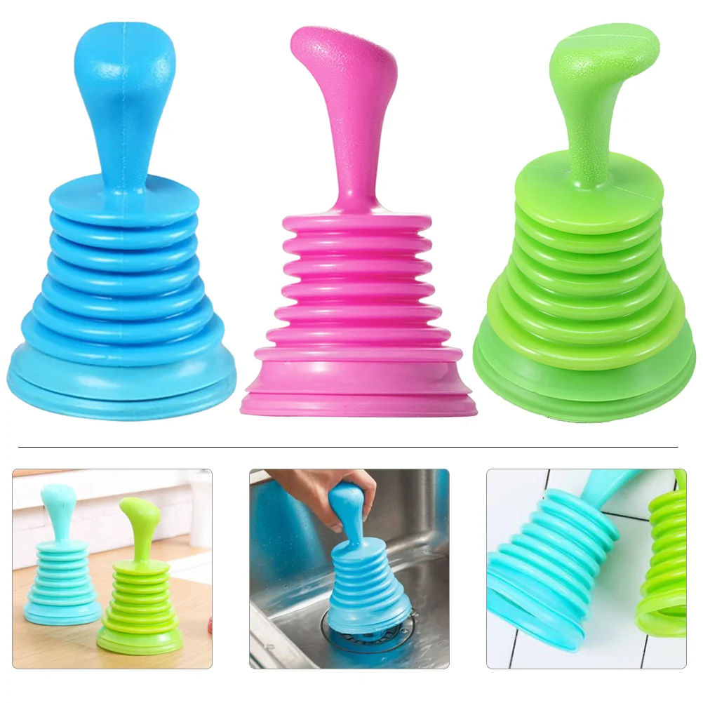 4Pcs Restaurant Plungers PVC Kitchen Suction Cups Practical Clogging Solver 
4Pcs Restaurant Plungers PVC Kitchen Suction Cups Practical Clogging Solver