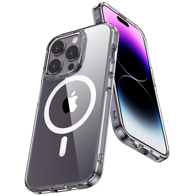 Original For Magsafe Wireless Charging Magnetic Cases For iPhone 14 13 12 11 Pro Max Mini X Xs XR 7 8 Plus SE 2 Clear Cover Case
Original For Magsafe Wireless Charging Magnetic Cases For iPhone 14 13 12 11 Pro Max Mini X Xs XR 7 8 Plus SE 2 Clear Cover Case