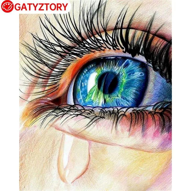 GATYZTORY Abstract Paint By Numbers Eyes Figure Oil Painting By Numbers On Canvas 40x50cm Frameless Unique Gift Home Decor
GATYZTORY Abstract Paint By Numbers Eyes Figure Oil Painting By Numbers On Canvas 40x50cm Frameless Unique Gift Home Decor
