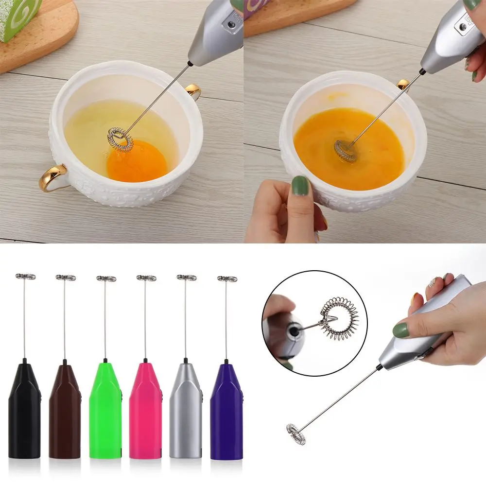 

Cream Foamer Whisk Mixer Mixing Tool Egg Beater Coffee Stirrer Electric Milk Frother Cake Blender
