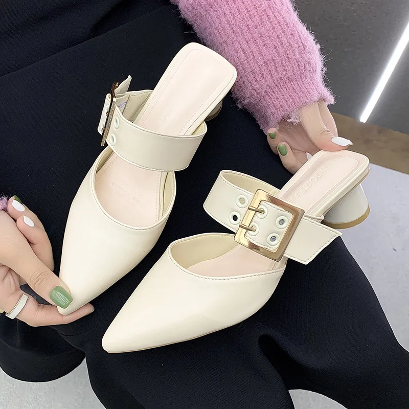 Women High Heels Sandals Wear Flip Flop Casual Shoes Pointed Toe Women's Shoes Summer Women Fashion Thick with Bottom Sandals
Women High Heels Sandals Wear Flip Flop Casual Shoes Pointed Toe Women's Shoes Summer Women Fashion Thick with Bottom Sandals