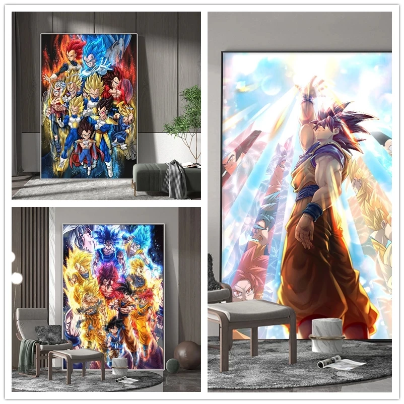 Dragon Ball Wall Painting Kakarotto Canvas Super Saiyan Modular Pictures Print Posters Home Decoration Artwork For Living Room
Dragon Ball Wall Painting Kakarotto Canvas Super Saiyan Modular Pictures Print Posters Home Decoration Artwork For Living Room