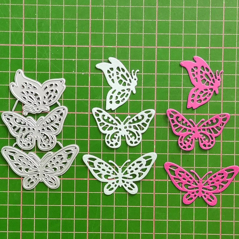 3pc Butterfly Frame Metal Cutting Dies Dies Scrapbooking Stamps Stencils Die Cut Craft Album Wedding Card Making New 2022
3pc Butterfly Frame Metal Cutting Dies Dies Scrapbooking Stamps Stencils Die Cut Craft Album Wedding Card Making New 2022