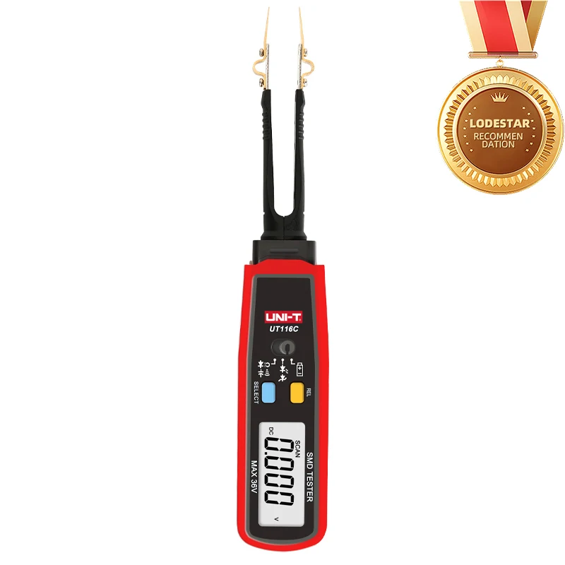 UNI-T UT116A UT116C SMD Multimeter Auto Range Resistance Capacitance Diode(RCD) LED Zener DCV Continuity Battery Tester Meter
UNI-T UT116A UT116C SMD Multimeter Auto Range Resistance Capacitance Diode(RCD) LED Zener DCV Continuity Battery Tester Meter
