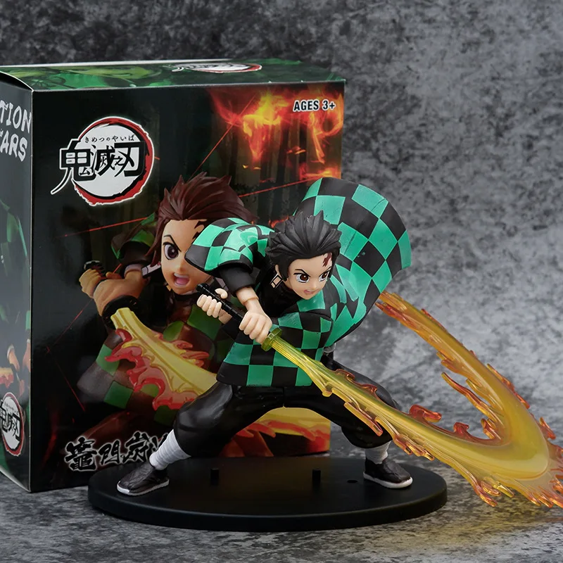 Demon Slayer Fight Tanujiro Bandai Original Flame Column Anime Peripheral Box Figure Ornament Model Decorations Christmas Gifts
Demon Slayer Fight Tanujiro Bandai Original Flame Column Anime Peripheral Box Figure Ornament Model Decorations Christmas Gifts
