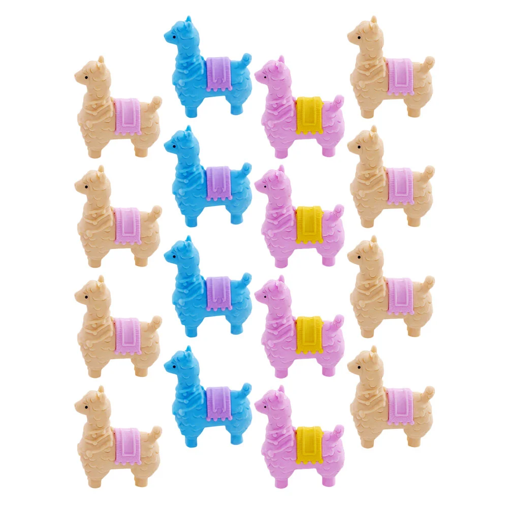 16Pcs Mini Alpaca Model Erasers Plaything Alpaca Rubber Cartoon Kid Eraser for Student Children Gift
16Pcs Mini Alpaca Model Erasers Plaything Alpaca Rubber Cartoon Kid Eraser for Student Children Gift