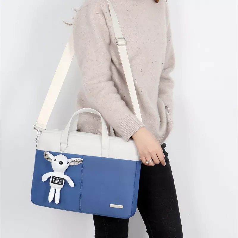 Laptop Bag for Macbook Notebook Nylon Color Matching Large Capacity Single Shoulder Bag for Dell 14 15 Inch
Laptop Bag for Macbook Notebook Nylon Color Matching Large Capacity Single Shoulder Bag for Dell 14 15 Inch