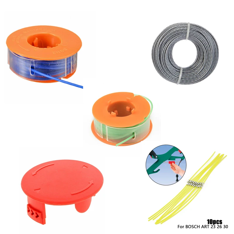 Spool Cover Two-line Spool Trimmer Head Line For Bosch ART23 ART24 ART26 ART30 String Trimmer Parts Garden DIY Tool Accessories
Spool Cover Two-line Spool Trimmer Head Line For Bosch ART23 ART24 ART26 ART30 String Trimmer Parts Garden DIY Tool Accessories