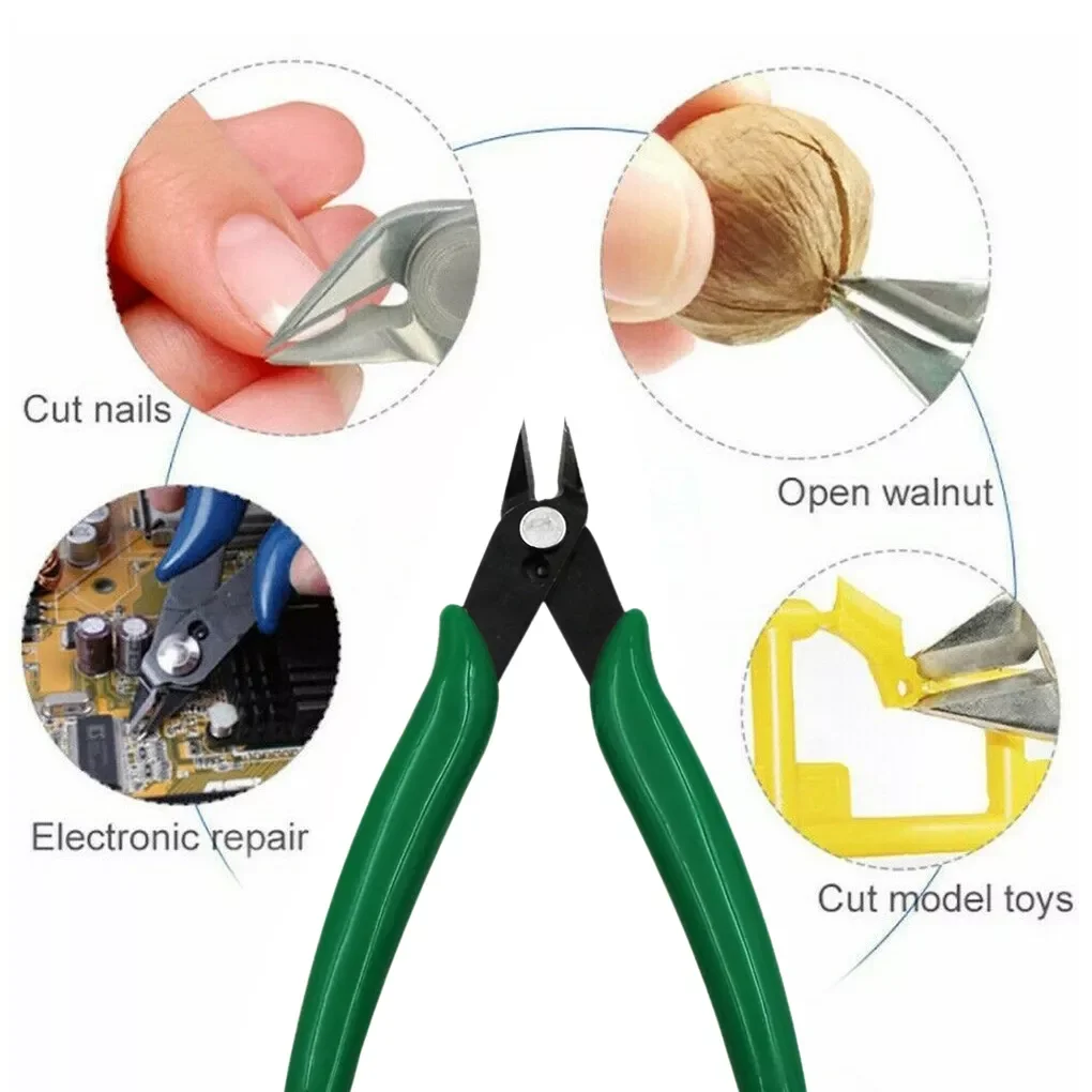 Diagonal Pliers 3.5 Inch Mini Wire Cutter Small Soft Cutting Electronic Repair Handheld Carbon Steel Compact Flush Nipper Model
Diagonal Pliers 3.5 Inch Mini Wire Cutter Small Soft Cutting Electronic Repair Handheld Carbon Steel Compact Flush Nipper Model