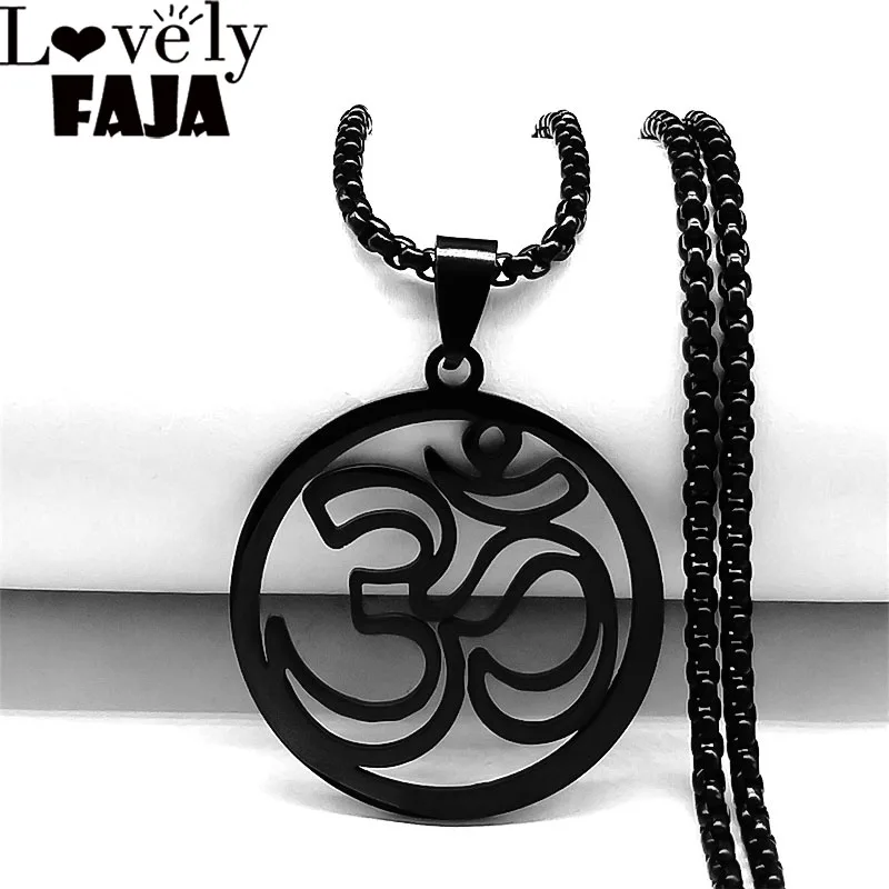 Stainless Steel Yoga Letters Chain Necklace Men Black Color Round Statement Necklace Jewelry joyeria acero inoxidable N7052S03
Stainless Steel Yoga Letters Chain Necklace Men Black Color Round Statement Necklace Jewelry joyeria acero inoxidable N7052S03