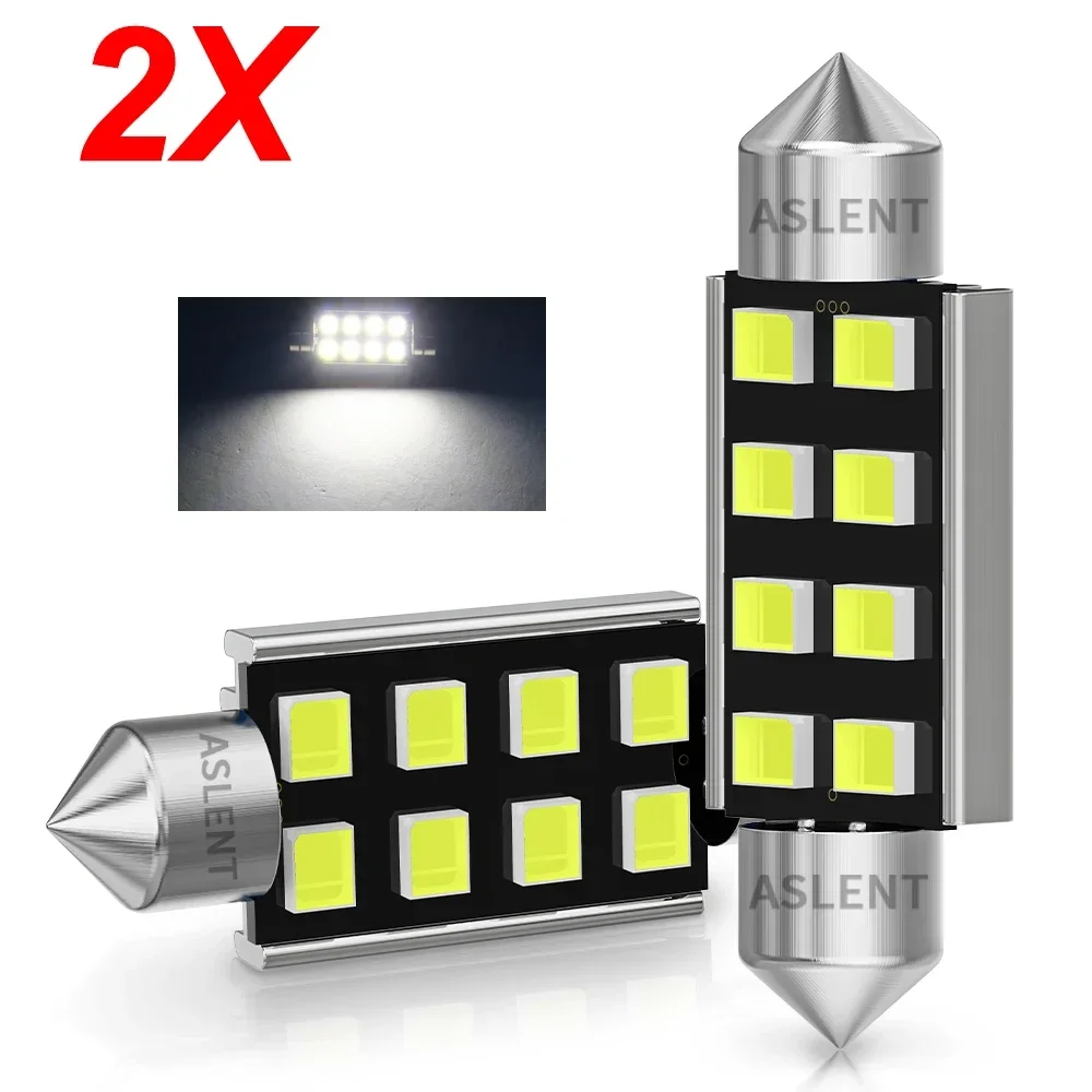 2 шт. Новые купольные лампы 31 мм 36 мм 39 мм 41 мм Festoon 8 Smd LED ERROR FREE 2835 CANbus C5W Светодиодные внутренние лампы для чтения белого цвета 6000K 12V
2 шт. Новые купольные лампы 31 мм 36 мм 39 мм 41 мм Festoon 8 Smd LED ERROR FREE 2835 CANbus C5W Светодиодные внутренние лампы для чтения белого цвета 6000K 12V