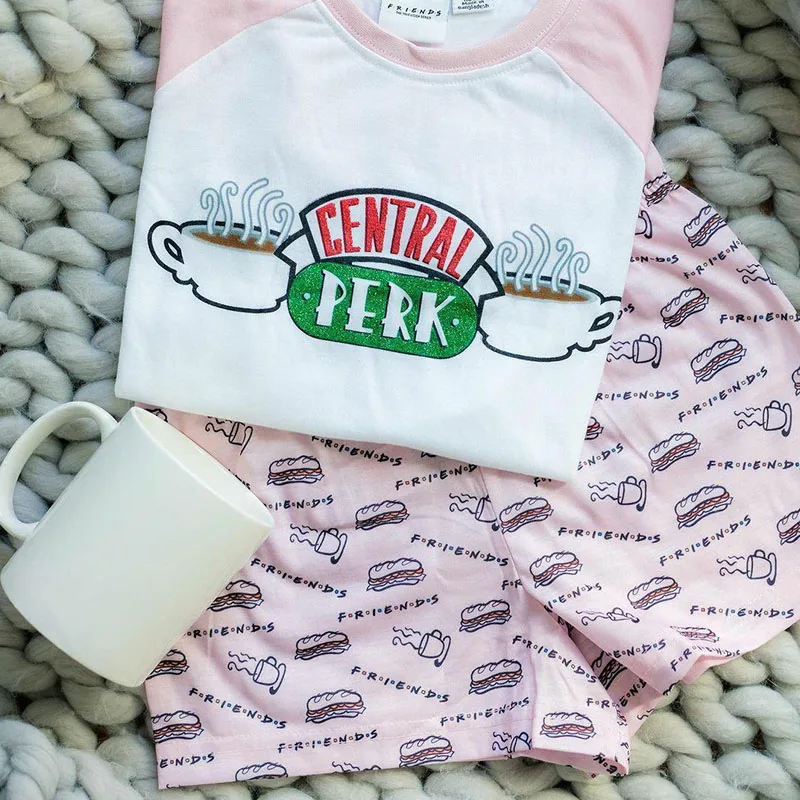 Friends Tv Show Plus Size Long-sleeved Home Service Two-piece Suit
Friends Tv Show Plus Size Long-sleeved Home Service Two-piece Suit