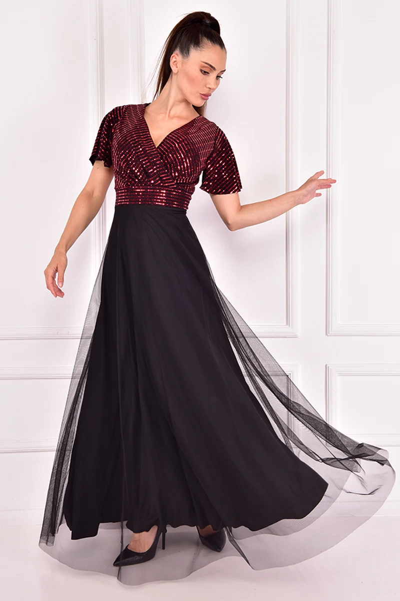 Silvery Dress Burgundy Women's Dress Party Dresses Elegant Dresses For Women Clothes Designer Dress Woman Robe Dresses ZNG2908
Silvery Dress Burgundy Women's Dress Party Dresses Elegant Dresses For Women Clothes Designer Dress Woman Robe Dresses ZNG2908