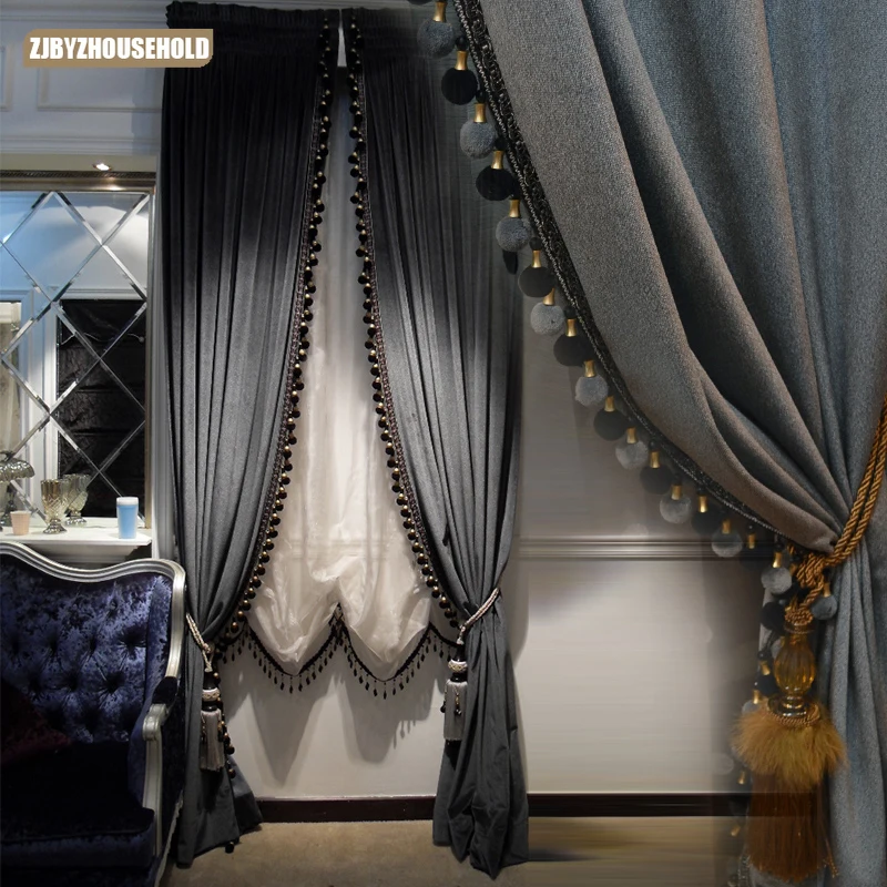 Blackout Curtains for Living Room Bedroom Light Luxury Bay Window French American Sound Insulation Custom Window Curtain
Blackout Curtains for Living Room Bedroom Light Luxury Bay Window French American Sound Insulation Custom Window Curtain