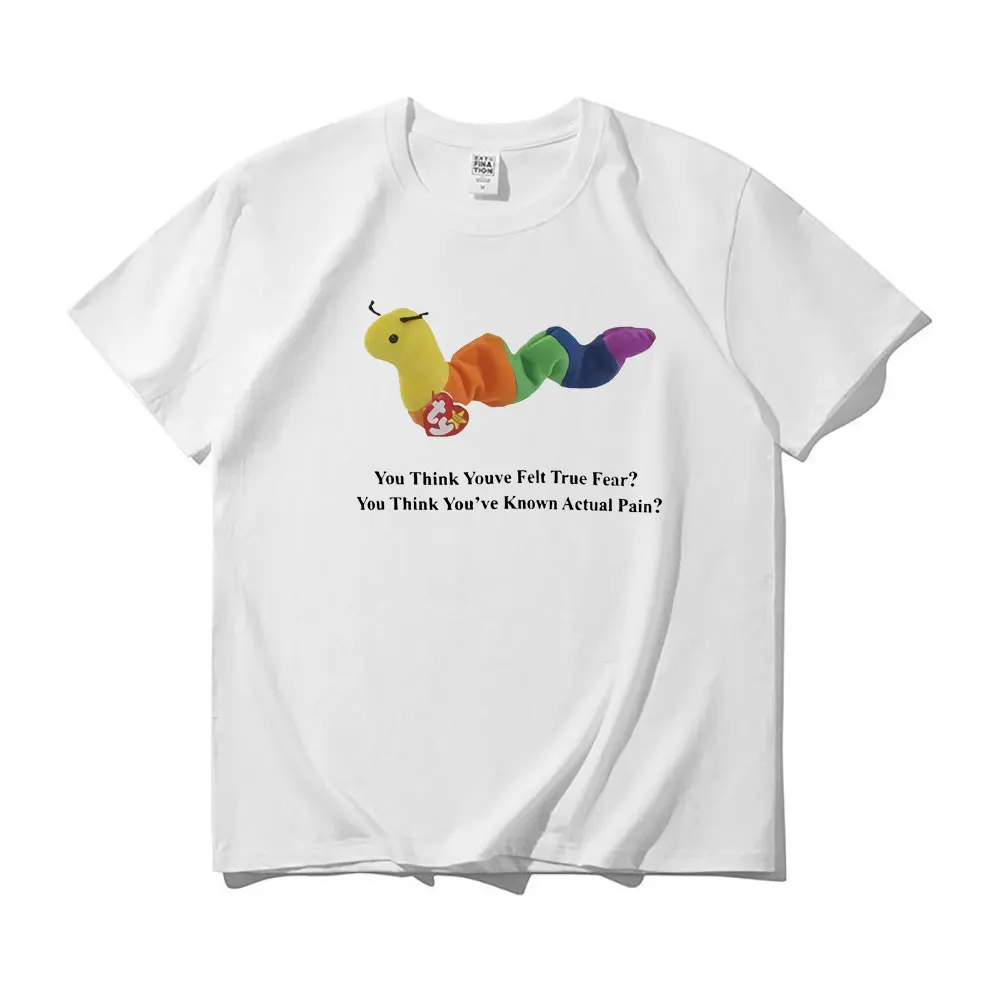 Funny Inchworm Men Women Tshirt Short Sleeve New Novelty Design Pattern Print T-shirts Summer Unisex Cotton T Shirt Streetwear
Funny Inchworm Men Women Tshirt Short Sleeve New Novelty Design Pattern Print T-shirts Summer Unisex Cotton T Shirt Streetwear