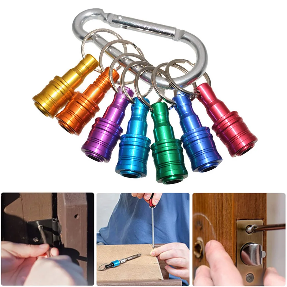 7Pcs 6.35mm Hex Shank Screwdriver Bits Holder Extension Bar Keychain Screw Adapter Drill Change Handheld Screwdrivers
7Pcs 6.35mm Hex Shank Screwdriver Bits Holder Extension Bar Keychain Screw Adapter Drill Change Handheld Screwdrivers