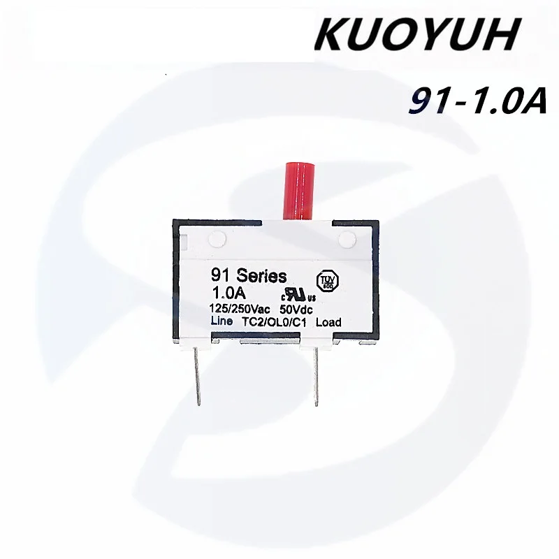 

Circuit Breakers KUOYUH 91 Series 1.0A Small Current Protector Overcurrent Switch Motor Meter Protection