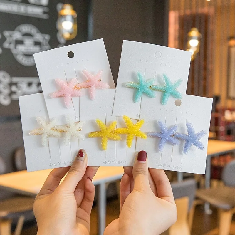 Kawaii Acrylic Starfish Hairclip Korean Hair Barrettes Pins For Women Girl Kid Cute Duckbill Hair Clip Grips Hair Oranments
Kawaii Acrylic Starfish Hairclip Korean Hair Barrettes Pins For Women Girl Kid Cute Duckbill Hair Clip Grips Hair Oranments