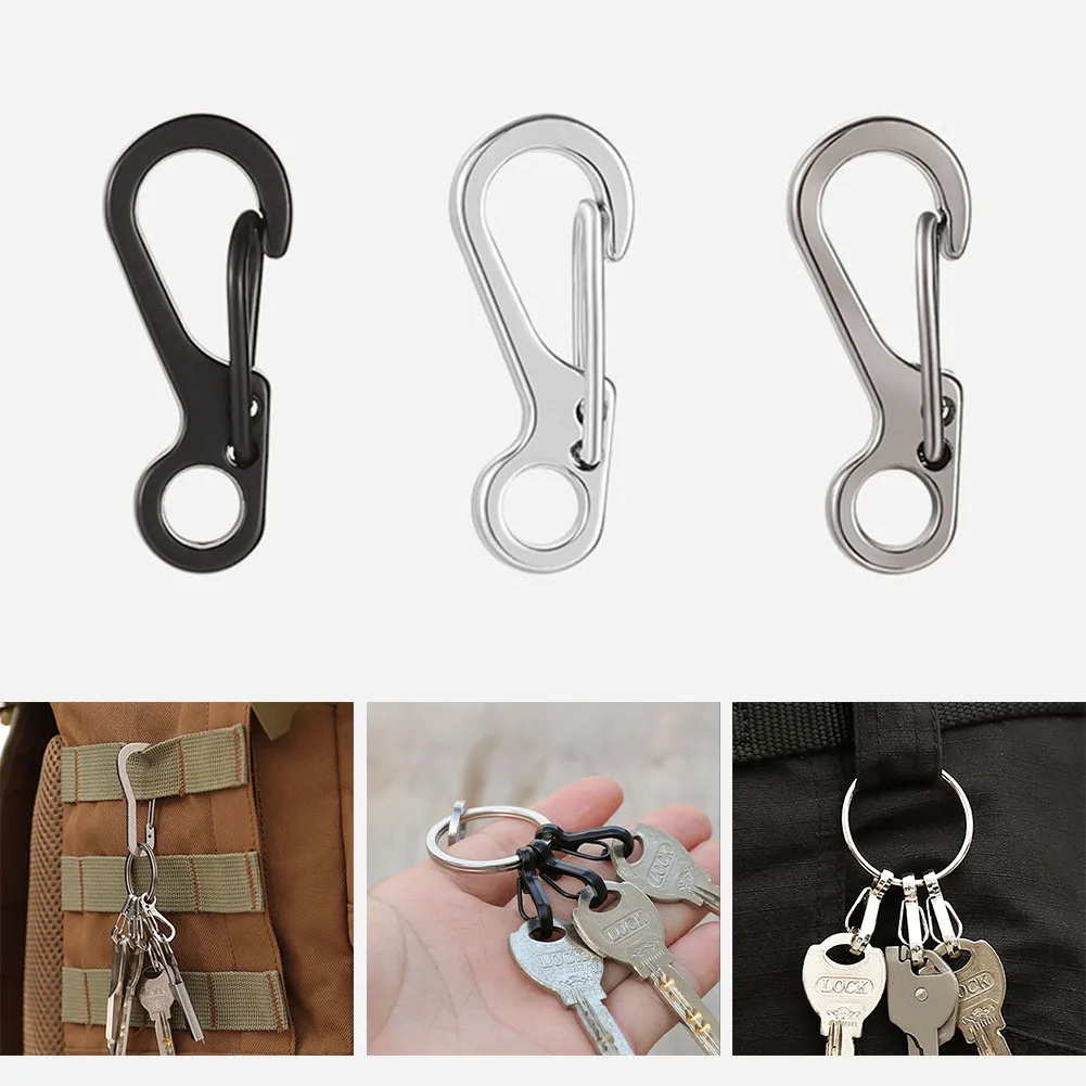 Mini Carabiner Camping Survival Climbing Spring Backpack Clasps Keychain Paracord Gear Hooks Key Chain Hiking Accessories
Mini Carabiner Camping Survival Climbing Spring Backpack Clasps Keychain Paracord Gear Hooks Key Chain Hiking Accessories