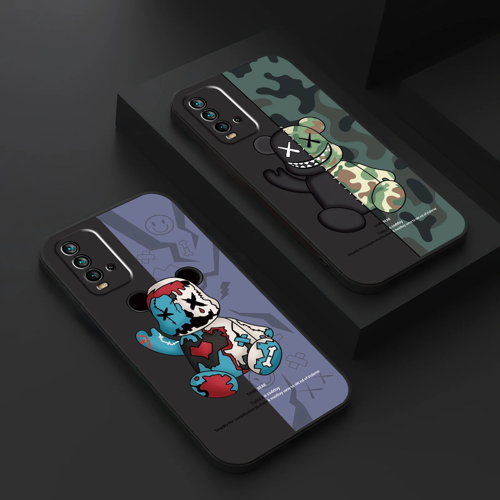 Fashion Side Gloomy Cool Bear For Xiaomi Redmi Note 10 10S 8T 7 8 9 Pro 9S 9A 9T 9C 8A POCO X3 F3 M3 Lite Pro Phone Case Fundas
Fashion Side Gloomy Cool Bear For Xiaomi Redmi Note 10 10S 8T 7 8 9 Pro 9S 9A 9T 9C 8A POCO X3 F3 M3 Lite Pro Phone Case Fundas