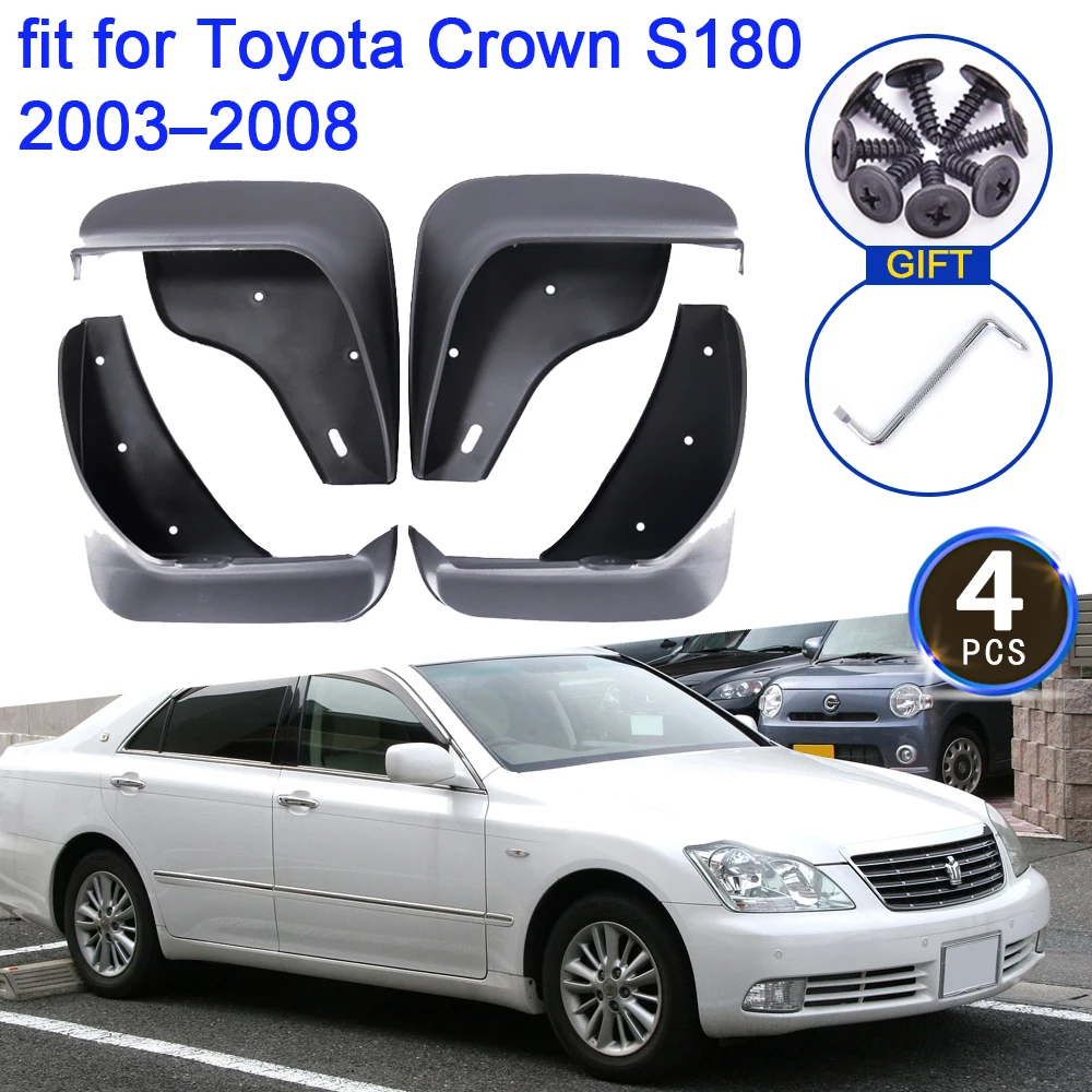 Mud Flaps 4x for Toyota Crown S180 2003 2004 2005 2006 2007 2008 Splash Guards Flap Mudguards Fender Rear Wheel 4Pcs Accessories
Mud Flaps 4x for Toyota Crown S180 2003 2004 2005 2006 2007 2008 Splash Guards Flap Mudguards Fender Rear Wheel 4Pcs Accessories