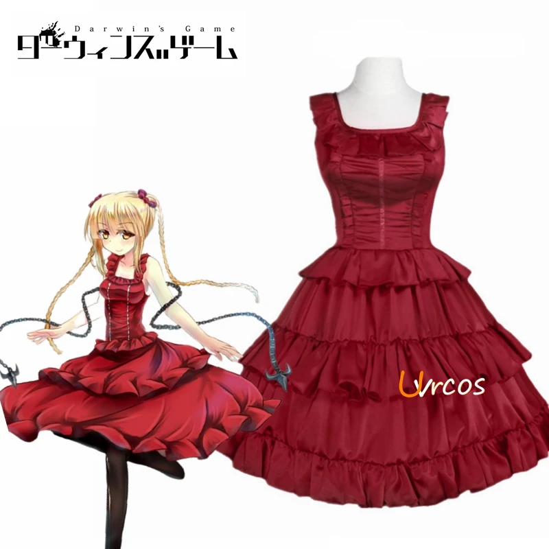 

Anime Darwin's Game Karino Shuka Cosplay costume Carnaval Halloween costume Christmas party